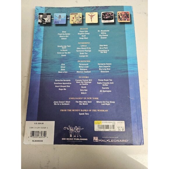 Hal Leonard Nirvana - The Albums Piano, Vocal, Guitar Songbook - Picture 2 of 8